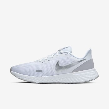 Nike Revolution 5 - Női Futócipő - Fehér/Platina/Szürke